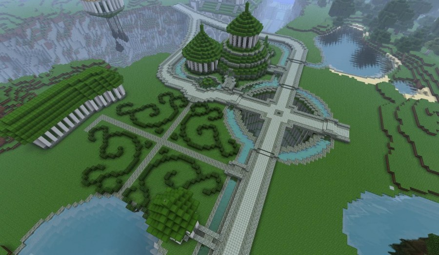 Райский дворец майнкрафт