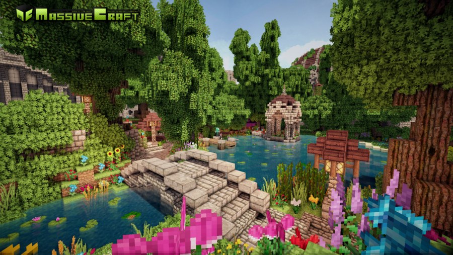 Пруд в МАЙНКРАФТЕ