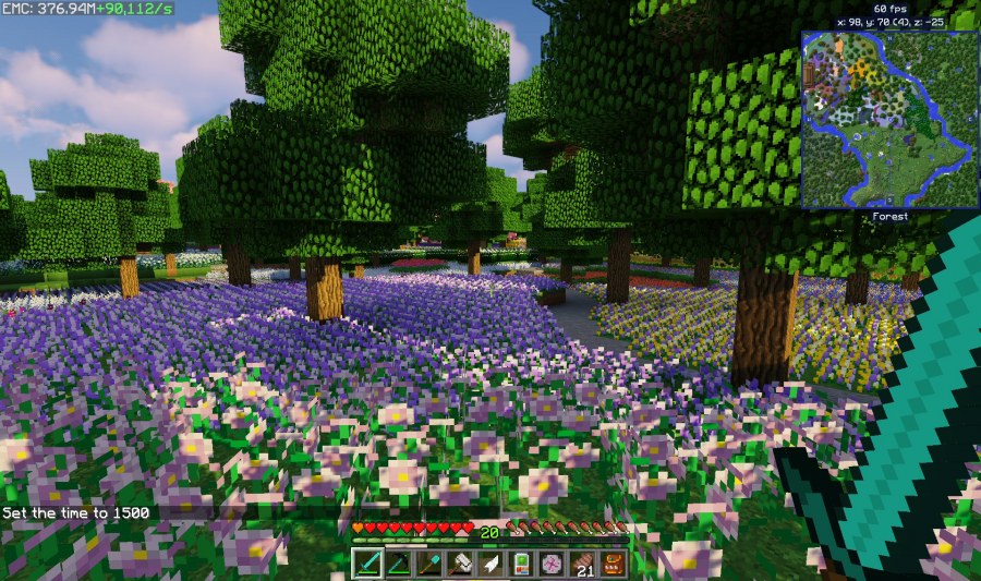 Сад в МАЙНКРАФТЕ