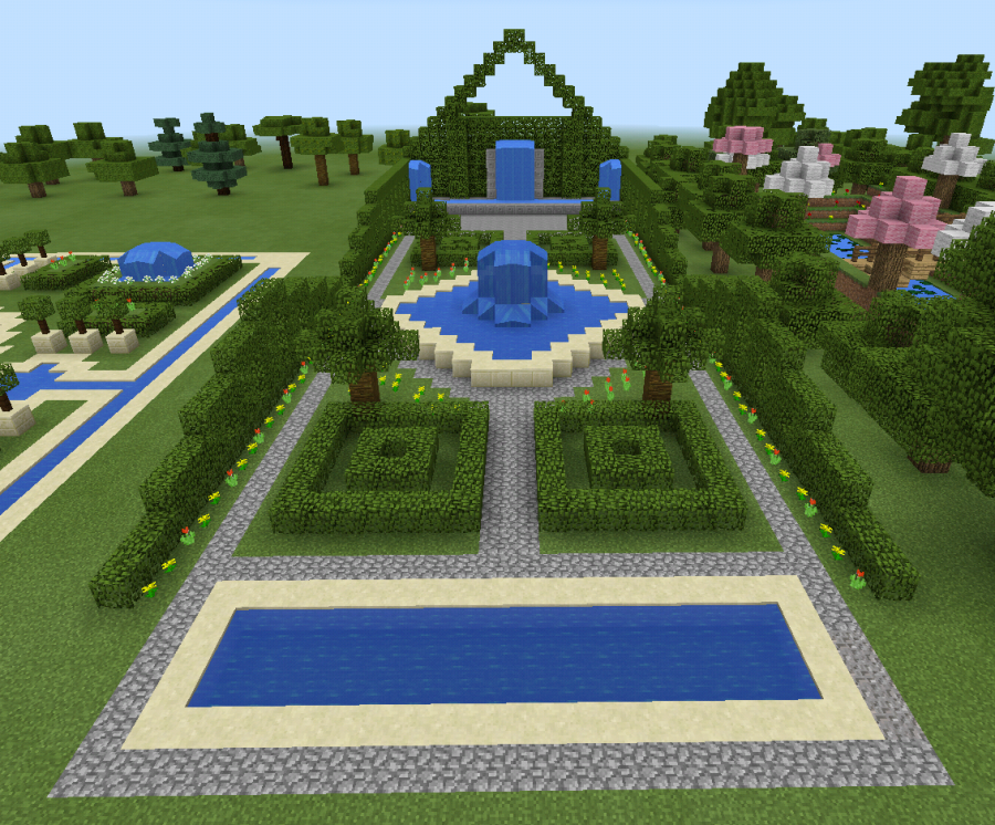 Сад в МАЙНКРАФТЕ