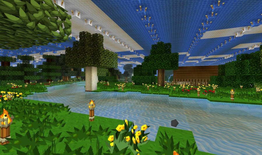 Красивые парки в МАЙНКРАФТЕ