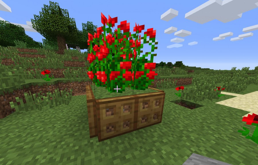Клумбы в МАЙНКРАФТЕ