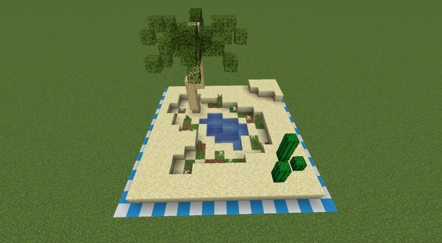 Один чанк в майнкрафт