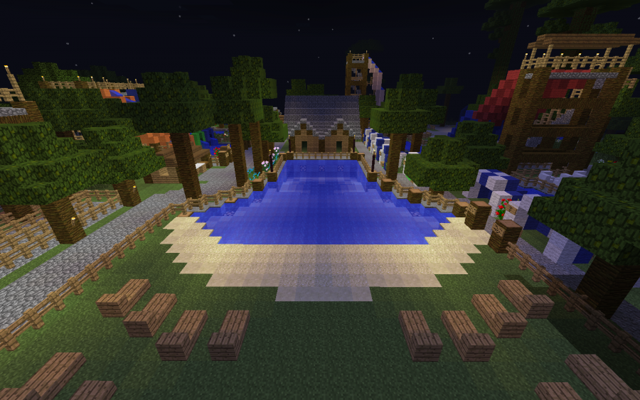 Декорации МАЙНКРАФТЕ парк