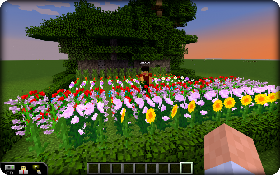 Цветочный сад в МАЙНКРАФТЕ