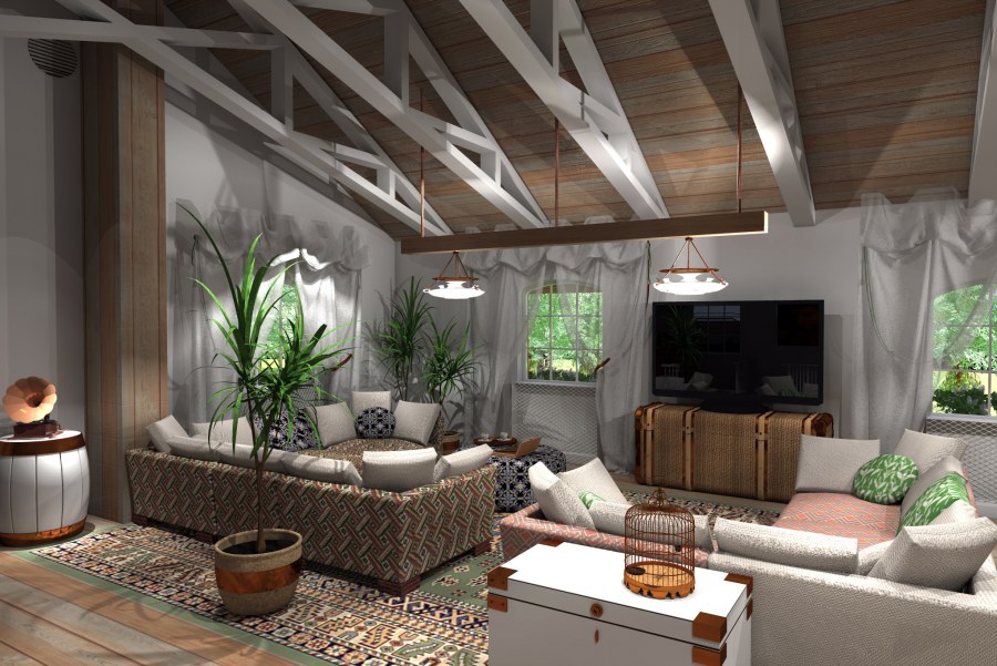 Комната отдыха в частном доме