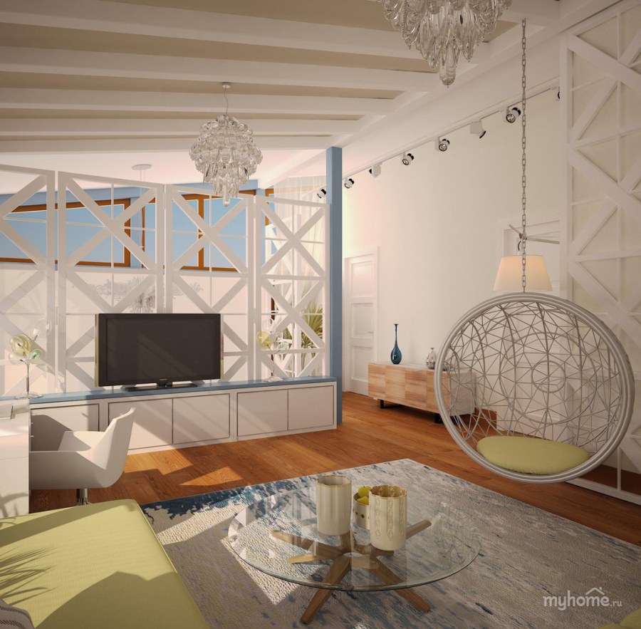 Лаунж зона в квартире