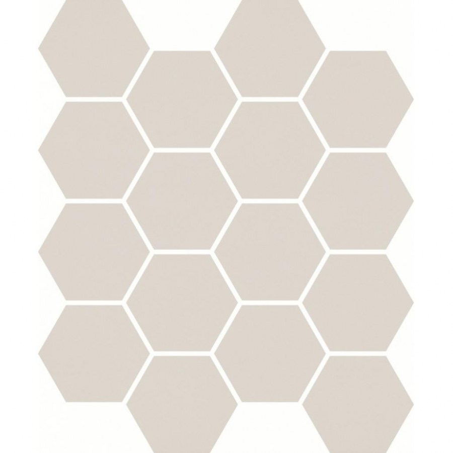 Мозаика Starmosaic Hexagon small белая керамическая 272х282х6 мм матовая