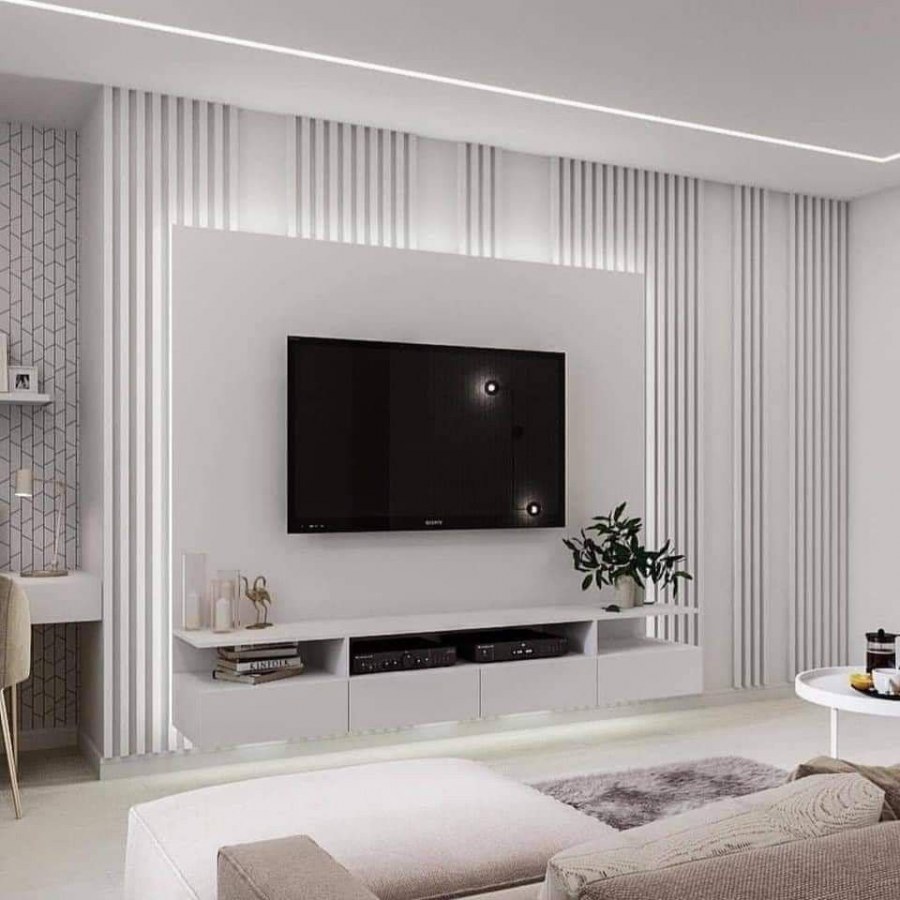 Рейка МДФ Stella Милана белый 20*30*2750