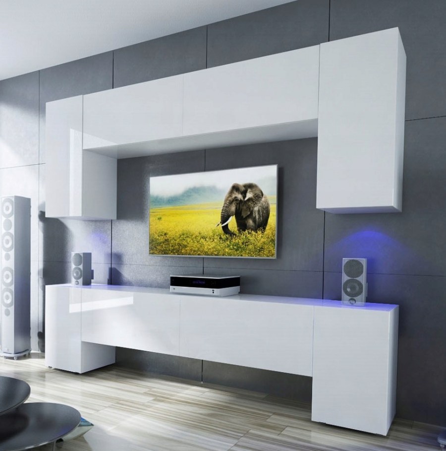 Стенка под телевизор в современном стиле