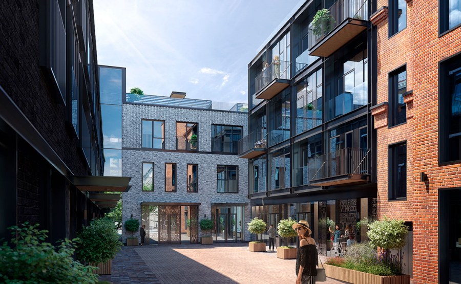 Инсталляция в стиле лофт