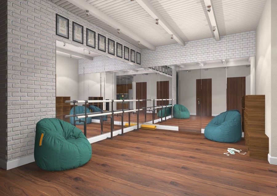 Мазанка в интерьере лофт