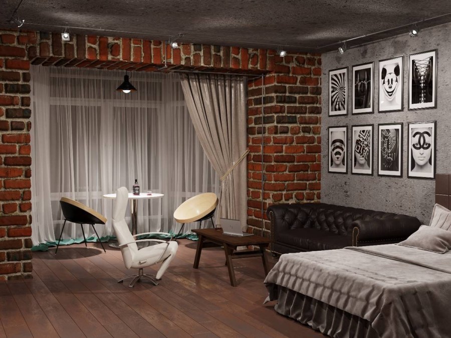 Лофт с максимальной природой