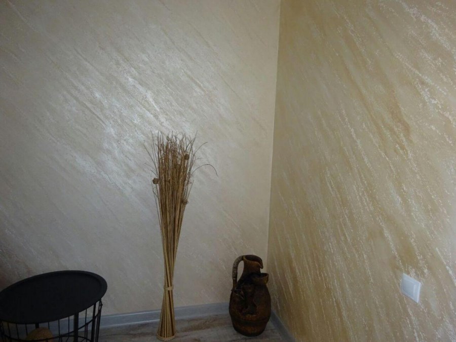 Декоративная штукатурка сахара в интерьере