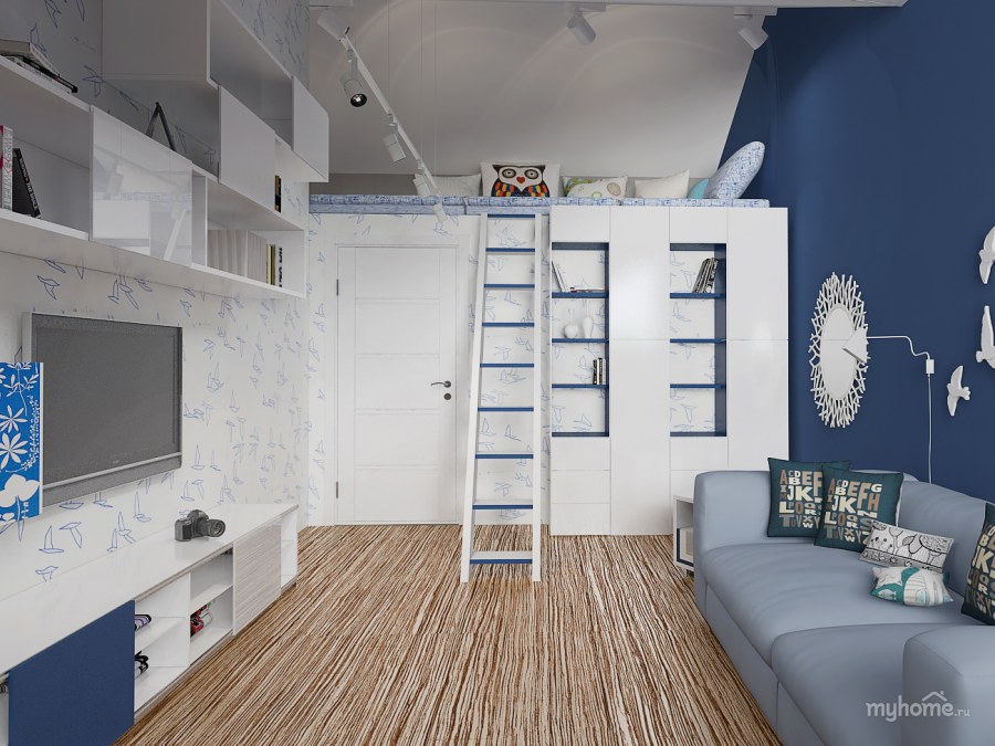 Дизайн проект таунхауса 78 кв м