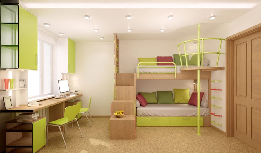 Планировка детской комнаты