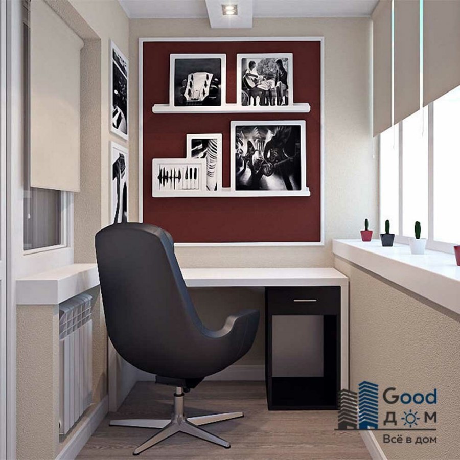 Кабинет на лоджии