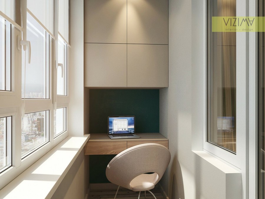 Кабинет на балконе