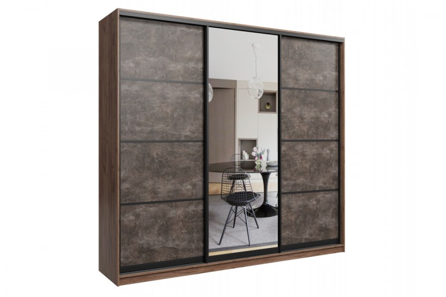 Шкаф-купе 3-х дверный лофт 240