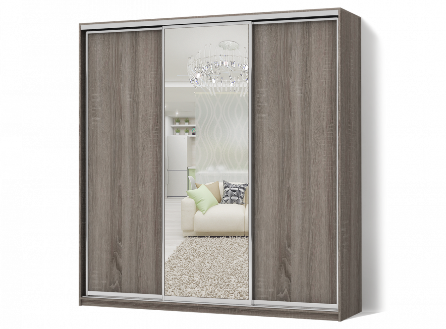 Шкаф купе дуб трюфель