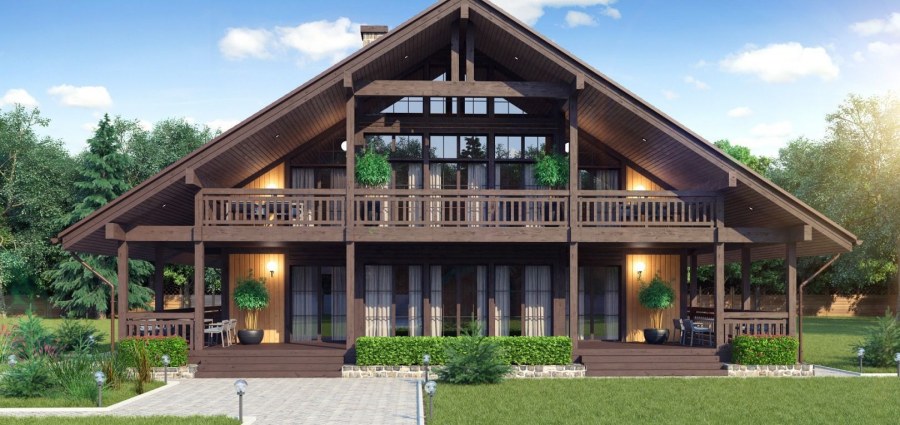 Таунхаус в стиле Шале