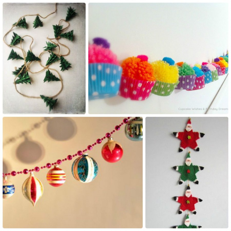 Гирлянда бумажная Новогодняя