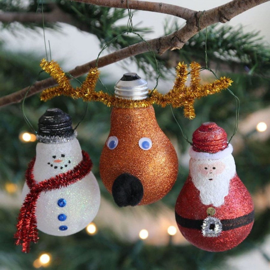 Оригинальные новогодние игрушки