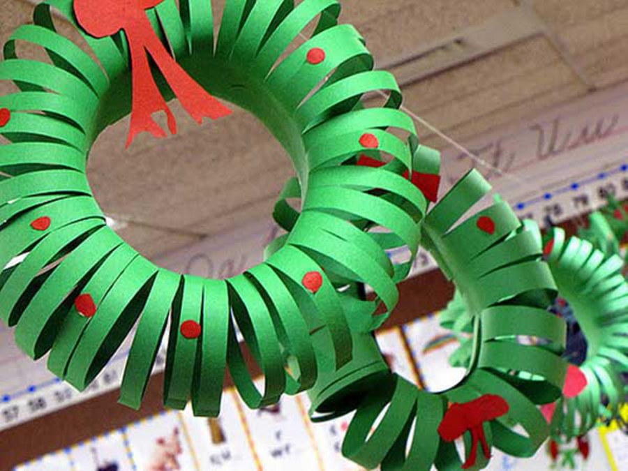 Новогодние поделки из бумаги