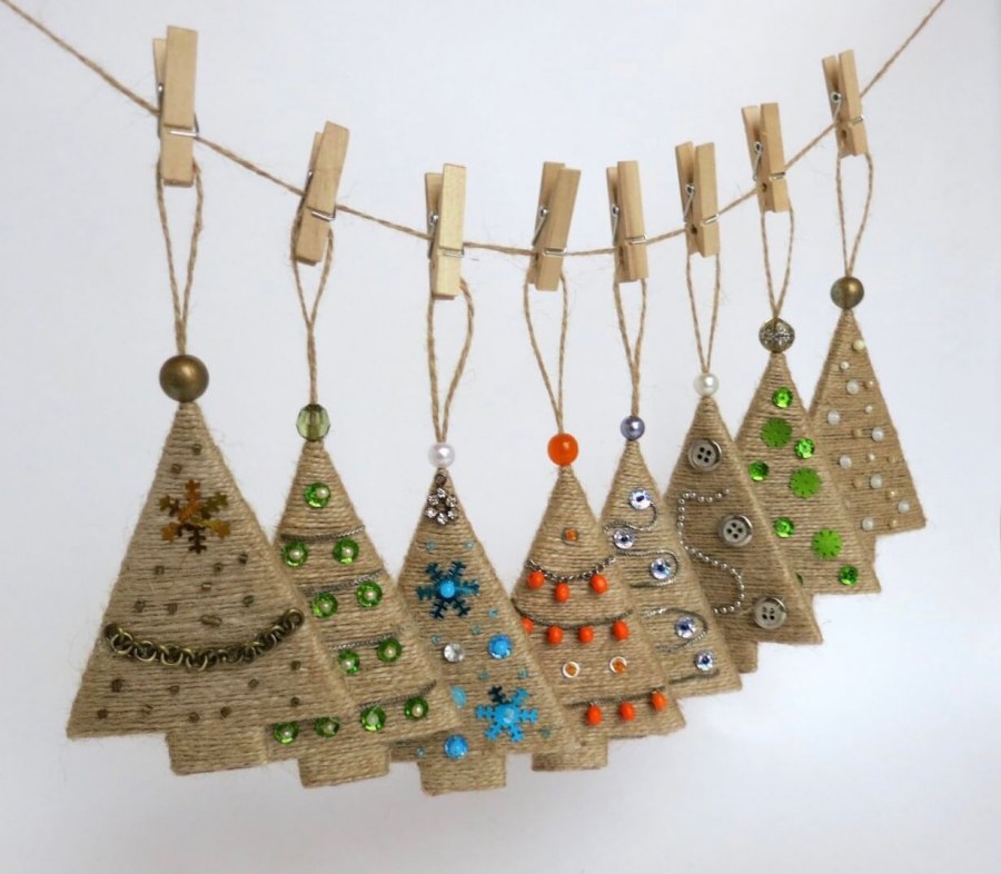 Новогодние игрушки своими руками