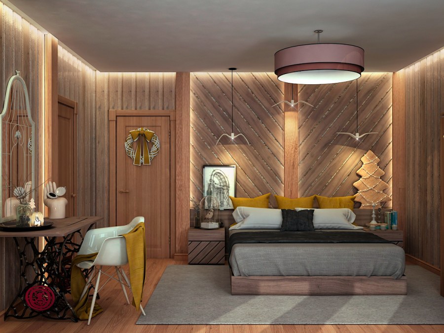 Ветка над кроватью