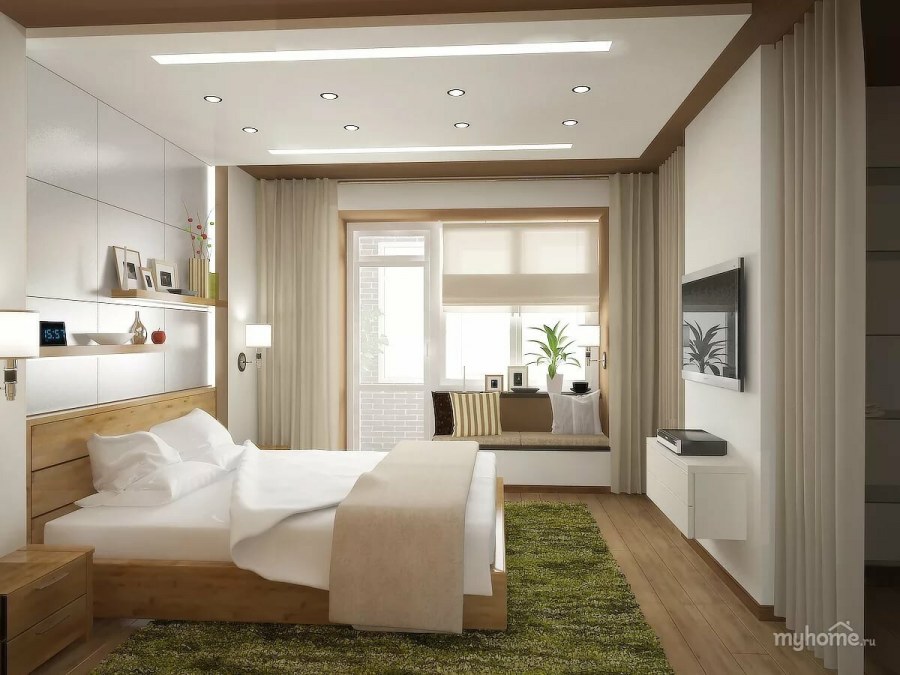 Спальня эко-стиль