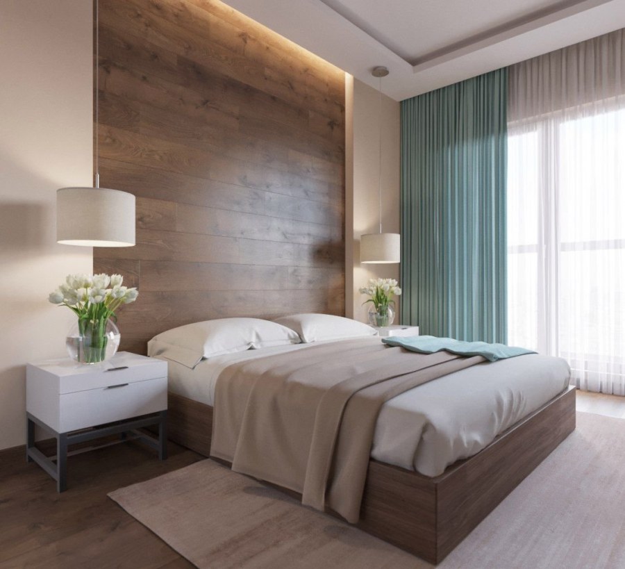Спальня в стиле Минимализм дерево