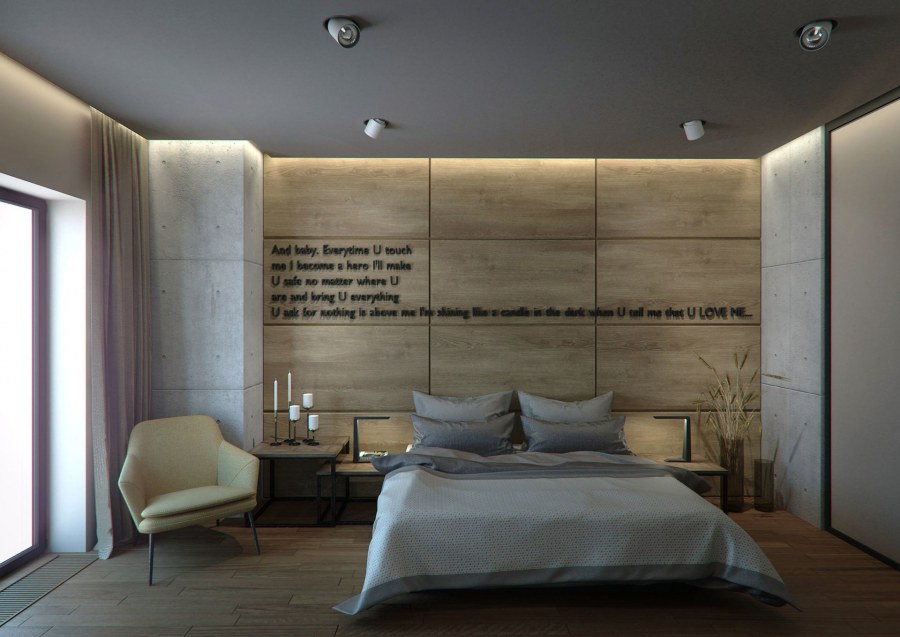 Эко Минимализм спальня дизайн