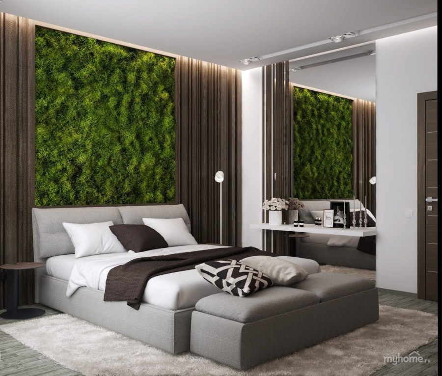 Спальня в стиле эколофт