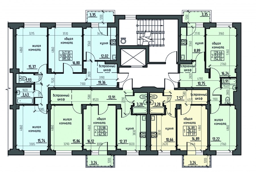 Панельный дом планировка