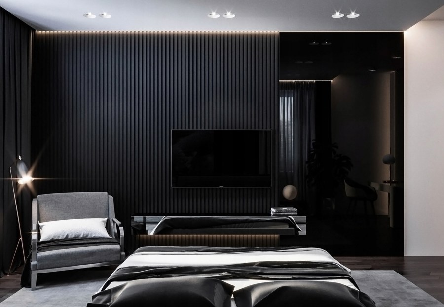 Черная спальня