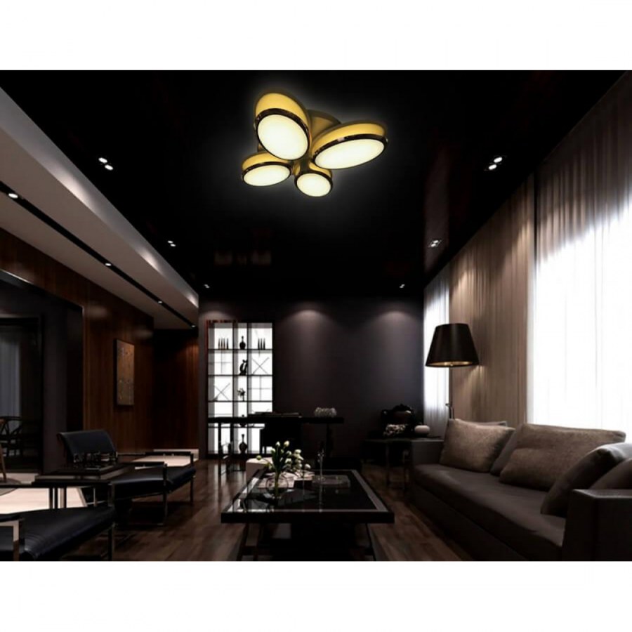 Светодиодный светильник Ambrella Light f99 BL 96w d500 Orbital 50 см