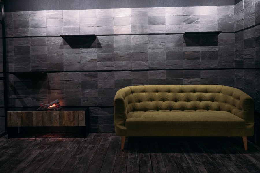 Сланец черный плитка