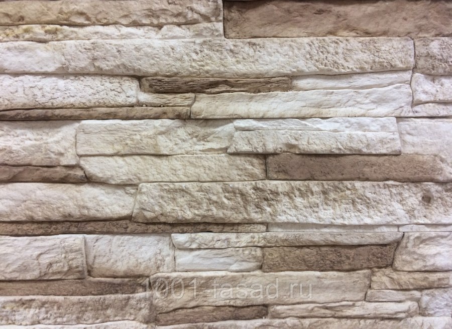 Гипсовый камень «сланец мелкорельефный».