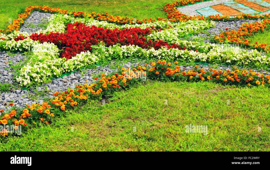 Регулярный цветник