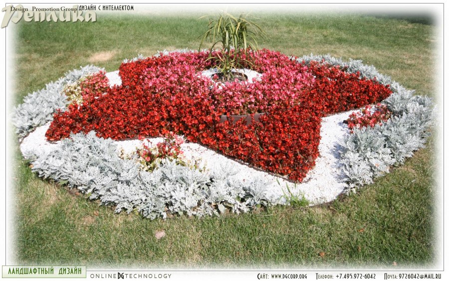 Клумбы в детском саду