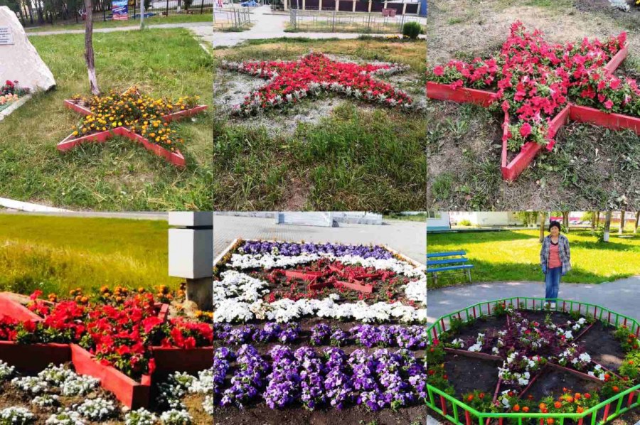 Акция цветник Победы