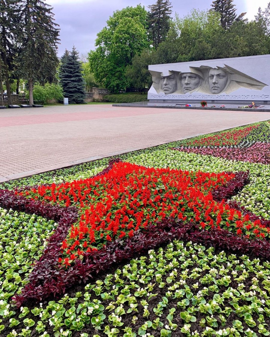 Парк Победы СПБ цветники