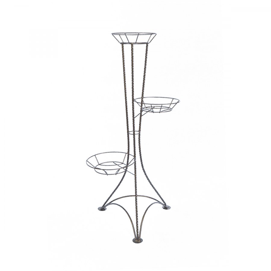 Подставка напольная классическая на 4 горшка(витая) м0000045