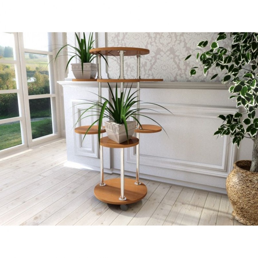 Подставки под цветы напольные деревянные