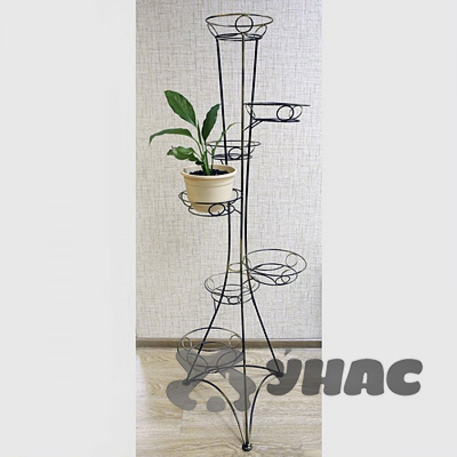 Подставка д/цветов "вышка классика 3" медн.