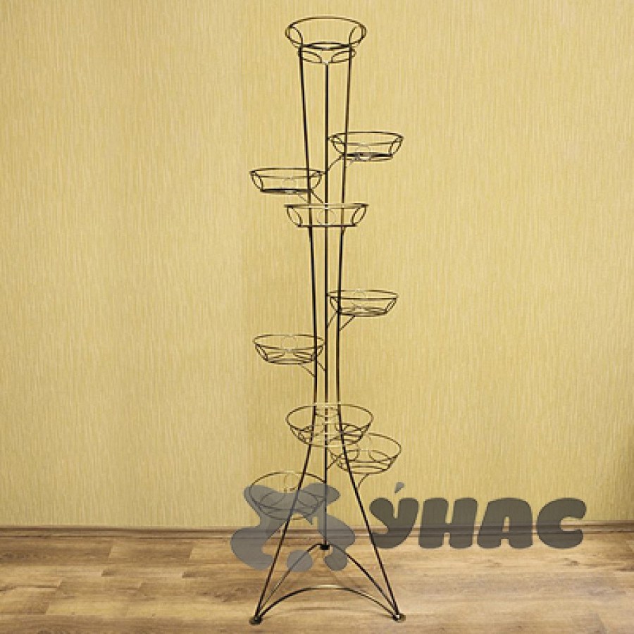 Подставка д/цветов "вышка классика 9" медн.