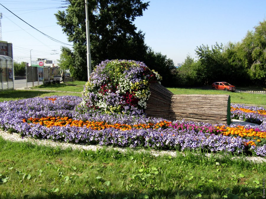 Уличные клумбы