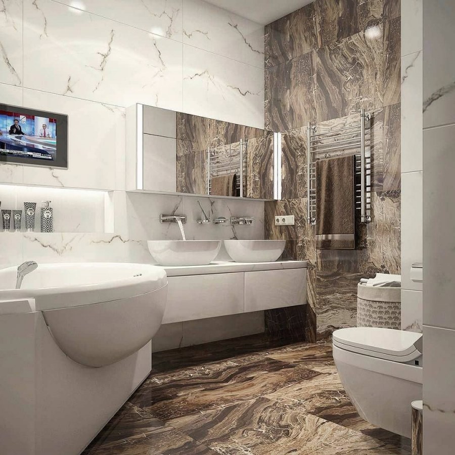 Ванная комната мрамор