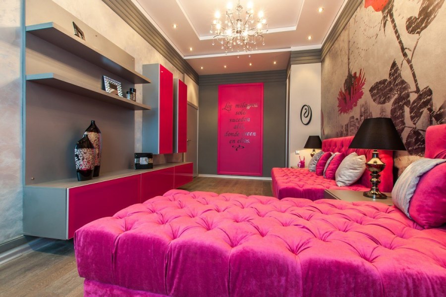 Гламурная спальня для девочки